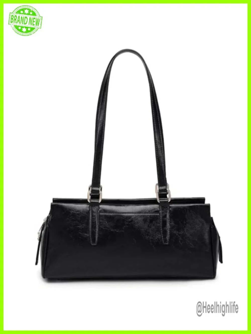 Soft Vegan Leather Hobo Bag with 3 Compartments, Shoulder Handbag Purse for
